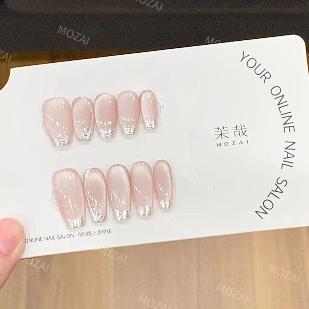 茉哉【小灯泡】纯手工定制美甲拆卸穿戴甲A3150