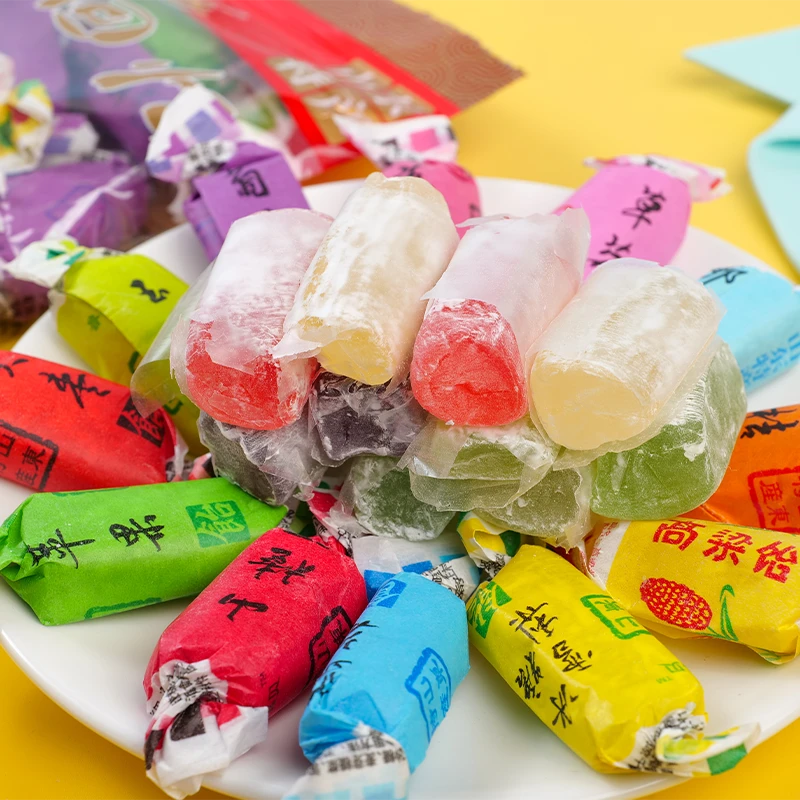 【13.9元1斤】山东高粱饴原味高粱饴混合拉丝软糖混装高粱饴糖果