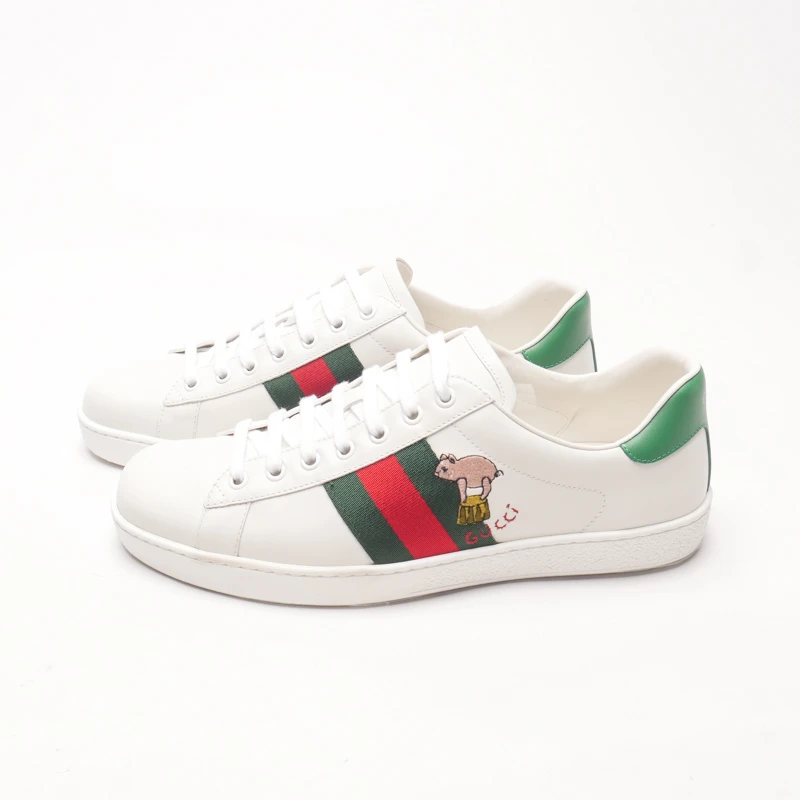 99新 GUCCI/古驰 /42/猪猫精灵板鞋