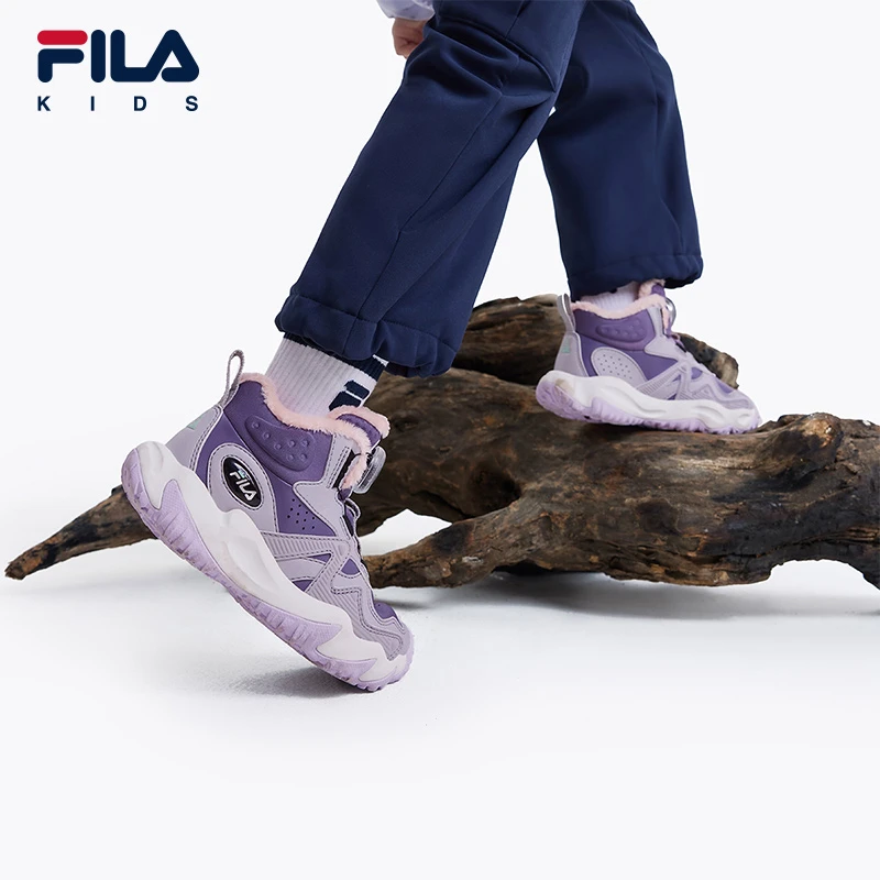 【斐乐儿童】棉鞋秋冬鞋2024冬季小童童鞋儿童加绒户外鞋K14B442502