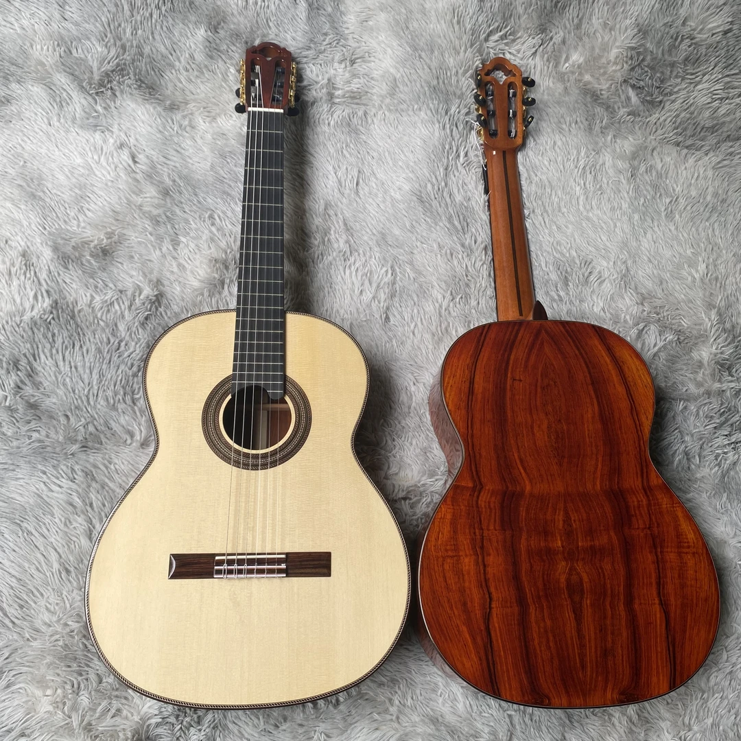 JohnRay高档39寸墨西哥可可波罗古典全单吉他, 高端选材，匠心工艺