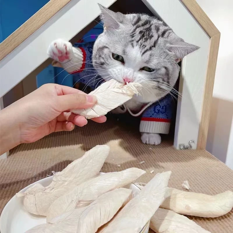 【美尼蜗】冻干生骨肉鸡胸肉大块增肥发腮猫咪狗狗成猫幼猫零食