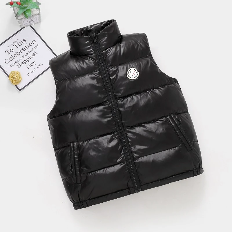 儿童休闲马甲女童男童秋冬季立领中大童宝宝马甲背心外穿校服神器