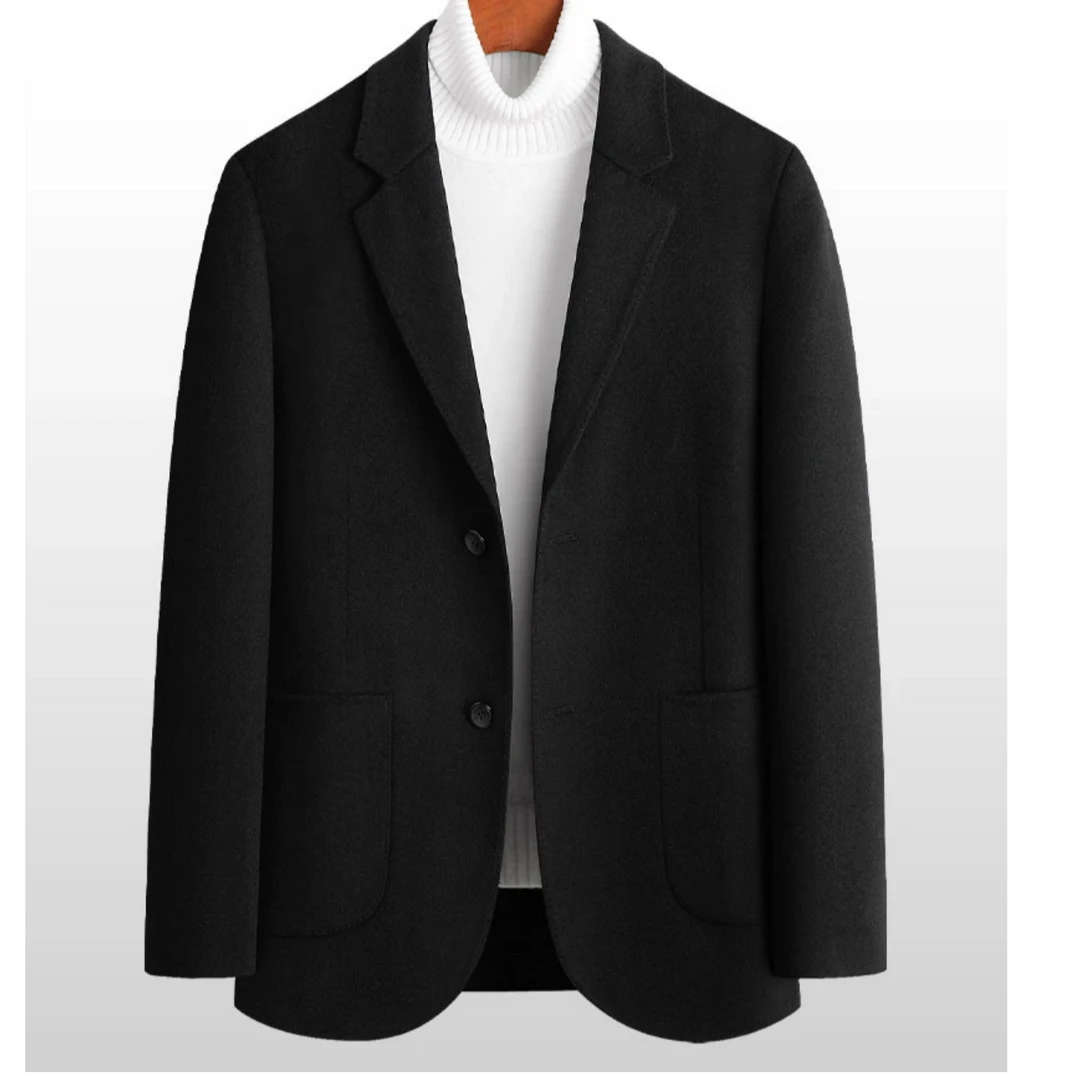 【直播专链1】男士双面羊毛大衣春秋冬季新款
