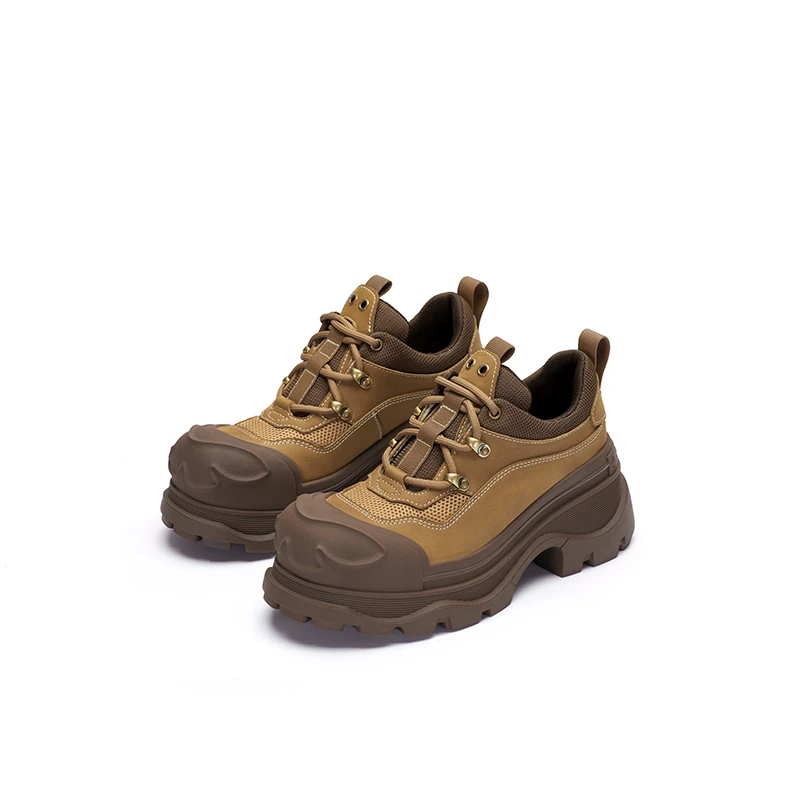 SugarSu/酥履24秋新款幻蝶机械底时尚复古户外厚底增高休闲单鞋女