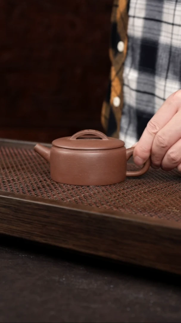 【闪购商品】紫砂茶壶老紫泥汉瓦
