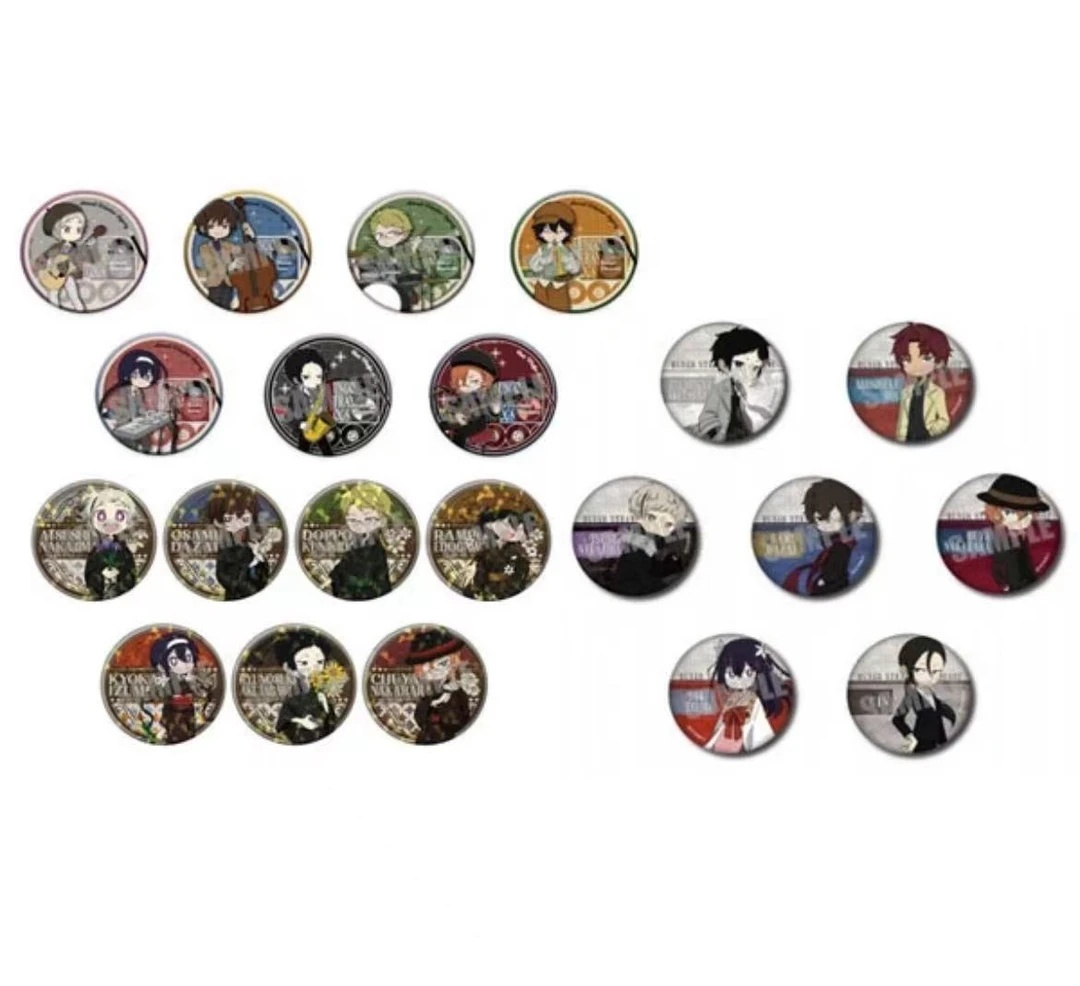 【在在】（可选号）文豪野犬BEAST爵士夜浴衣吧唧徽章【拆包】