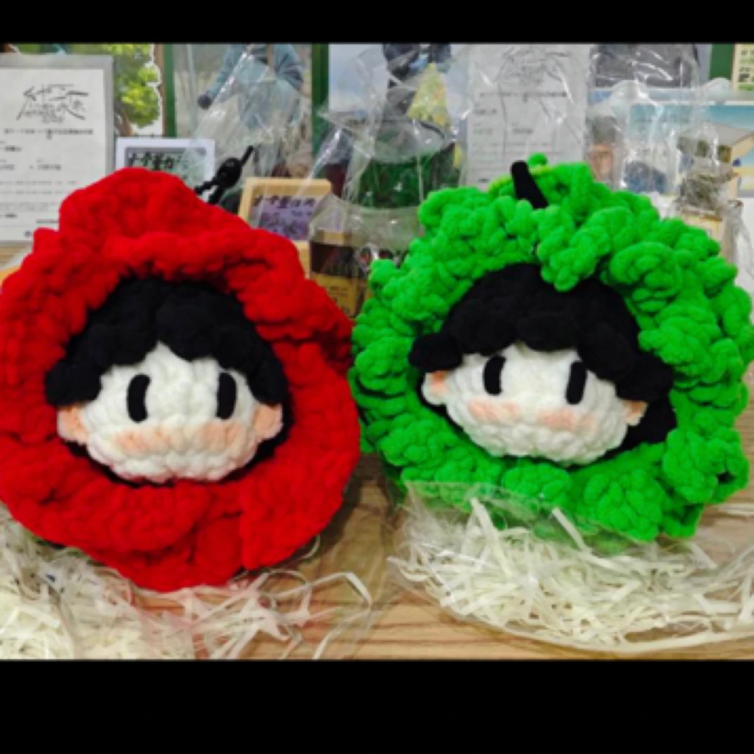 （成品）十个勤天生菜团子卓沅钩织玩偶老六手工编织