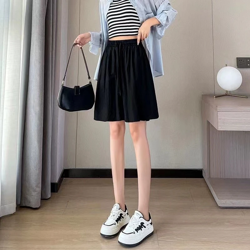 冰丝速干山本沙滩韩版薄款五分中裤短裤高腰运动潮流夏季新款直筒