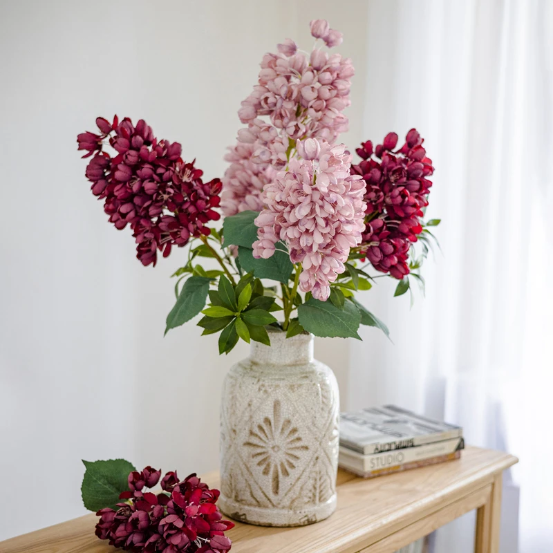 秋语仿真花玲珑塔假花客厅摆件餐桌玄关摆设拍照造景室内装饰花艺