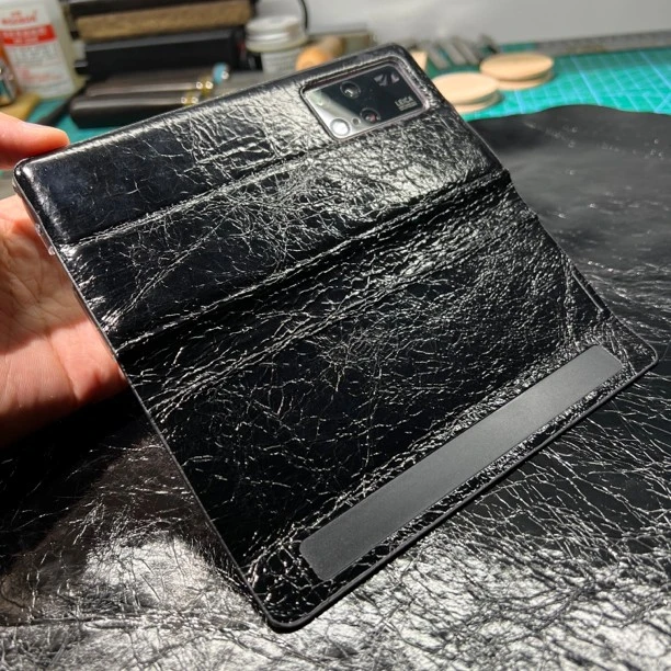 火韦手工定制华为matex2手机壳真皮智能翻盖皮套典藏版保护套