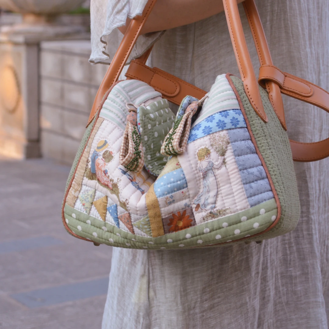 艾米果拼布原创童话娃娃单肩手提款拼布材料包