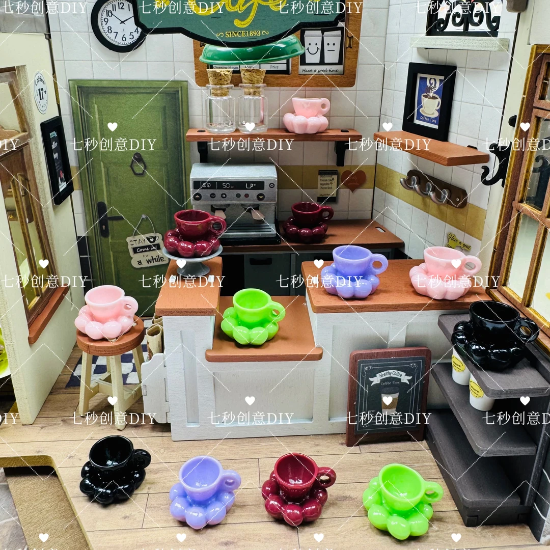 【云朵杯】七秒家定制食玩手工diy奶油胶配件