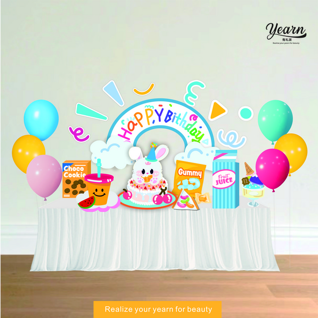 彩色童年兔子材料包