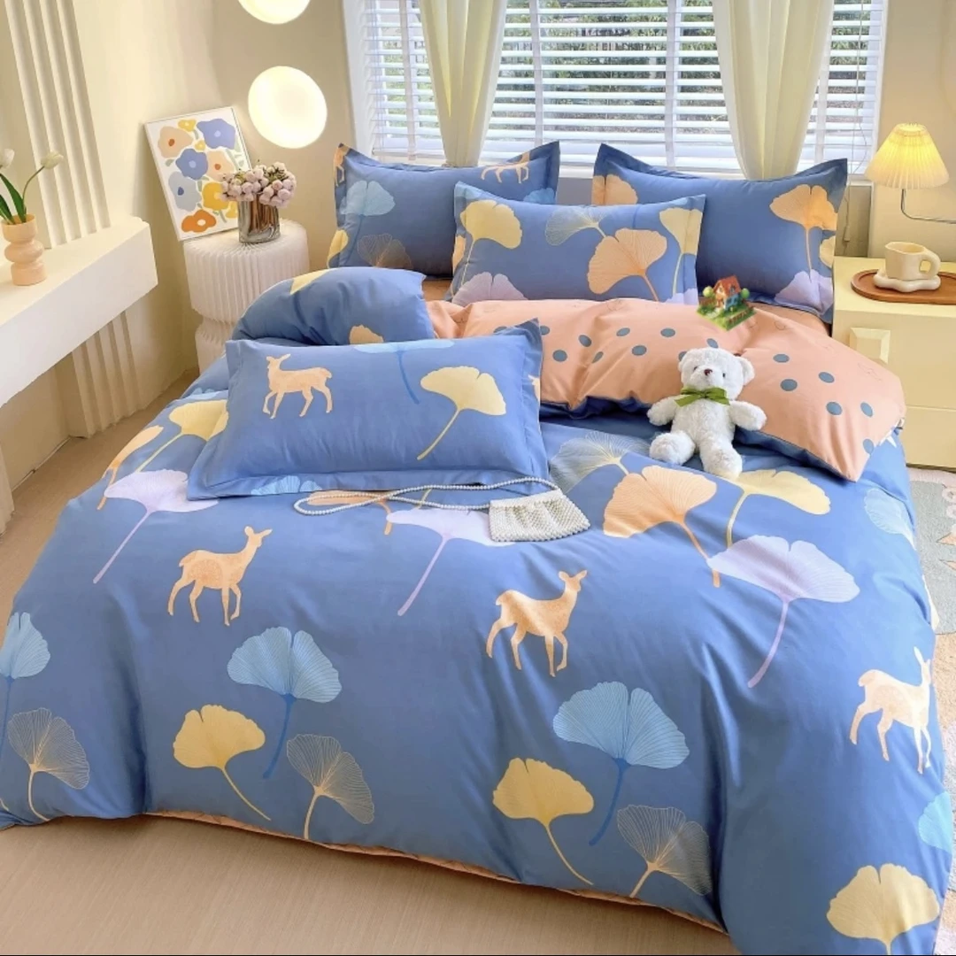 【1.8被套】加密斜纹面料精灵鹿180×220柔软亲肤四季通用