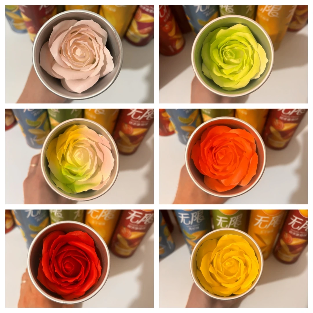 薯片桶玫瑰花浪漫送女友闺蜜父母老师惊喜生日礼物成品纪念日情侣