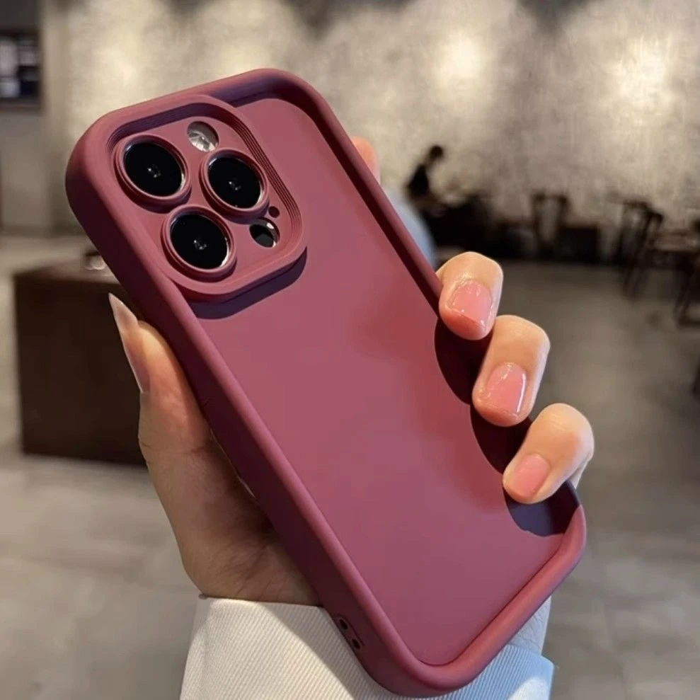 多巴胺高级磨砂肤感苹果15手机壳iphone13/14promax防摔12/11女软