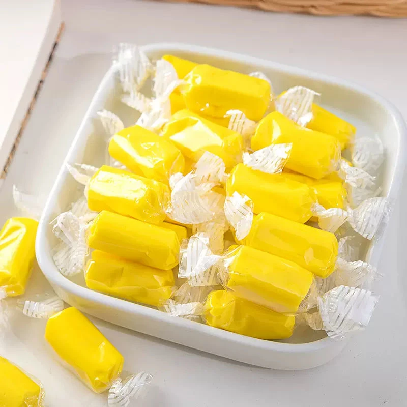 泰国风味榴莲口味奶糖水果味浓郁特浓榴莲糖休闲零食软糖好吃香甜