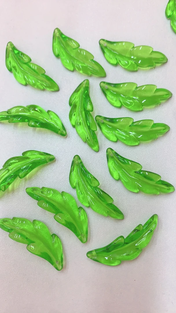 【新年福利】果冻羽毛叶子  手工DIY材料