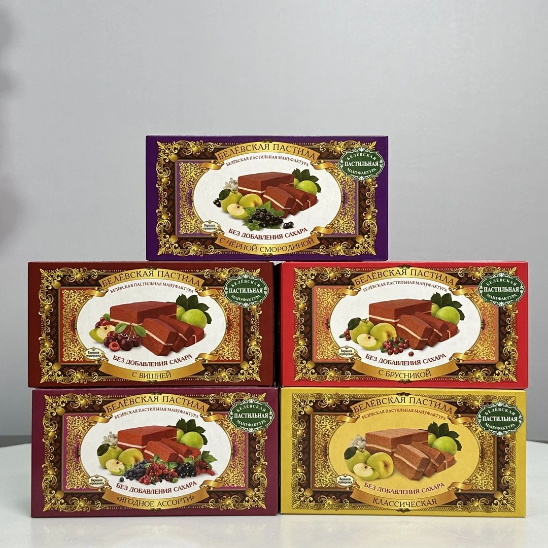 别廖夫软果糕多种口味樱桃味，什锦浆果味，越橘味，传统味，黑加伦味