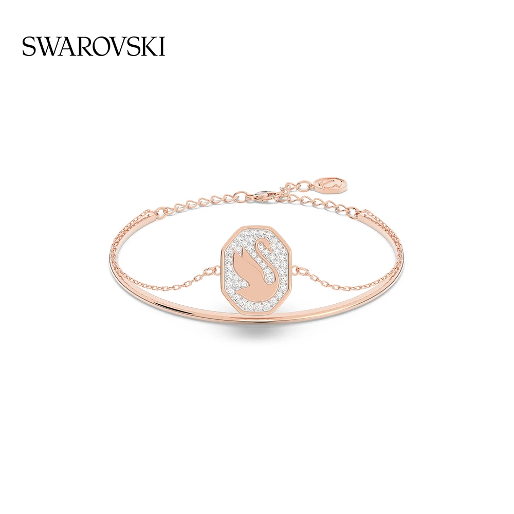 Swarovski/施华洛世奇 合金仿水晶手镯 天鹅手链经典优雅