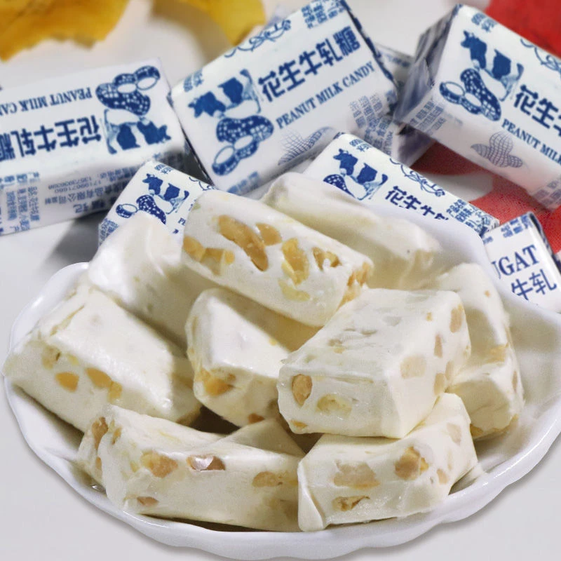 牛轧糖正宗花生糖牛扎糖婚喜糖奶糖老式酥糖网红糖果零食散装制作