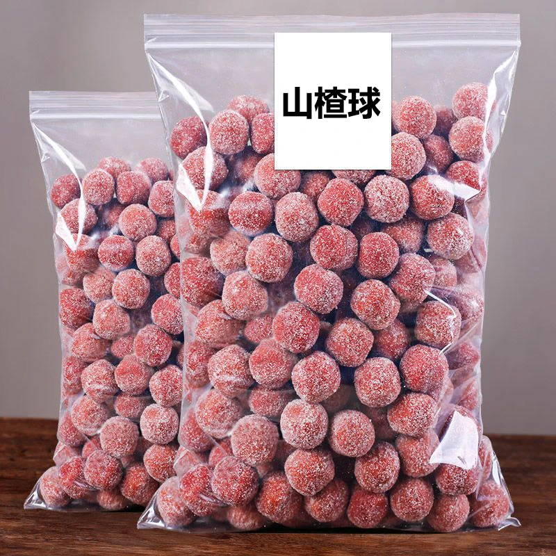山楂雪丽球新鲜山楂制品雪丽球山楂条果丹皮蜜饯果脯零食小吃食品