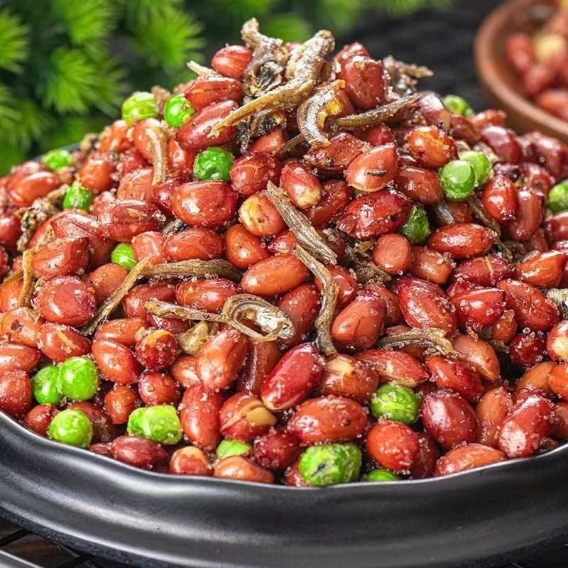 小鱼花生米凉拌豌豆小鱼干独立包装开袋即食拿取美味下酒营养香酥