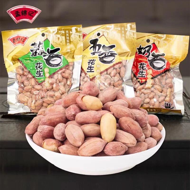 新货烤熟五香蒜香多味花生米袋装真空包装即食美味开健康香酥酥脆
