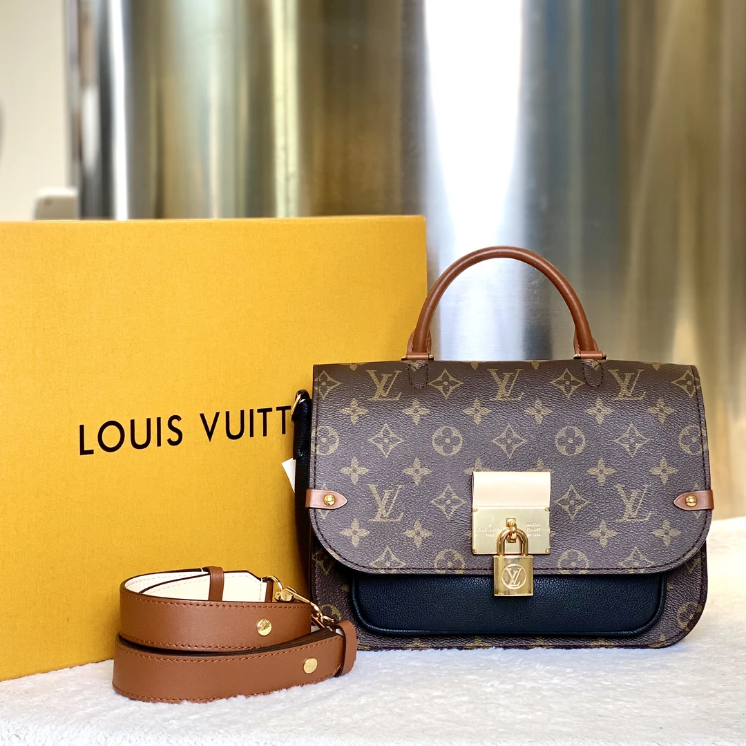 99新 LouisVuitton/路易威登 古有98新LV拼色锁头包0779