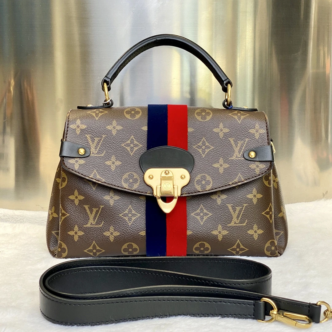 99新 LouisVuitton/路易威登 古有98新LV彩虹邮差老花乔治0759
