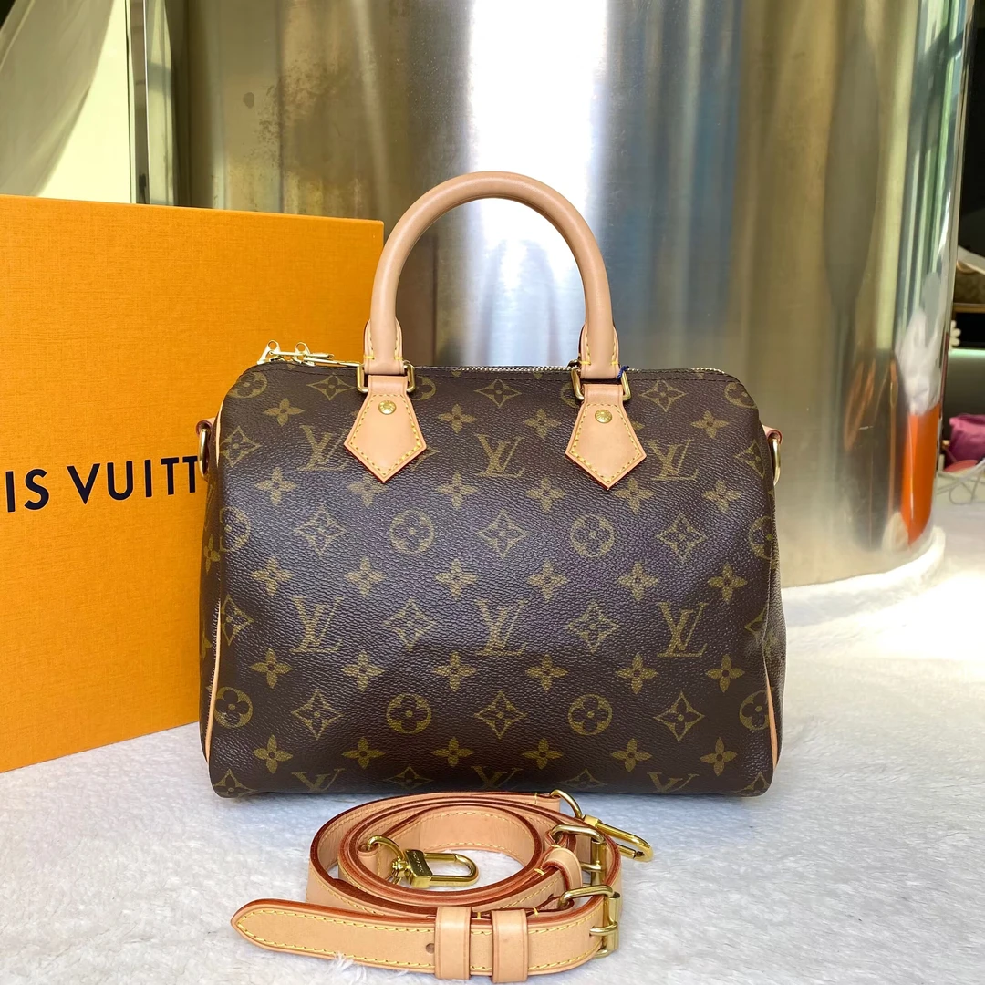 99新 LouisVuitton/路易威登 古有98新LV枕头25肩带款包9275