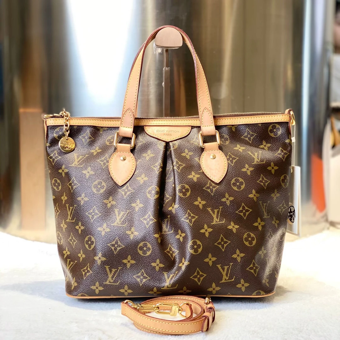 99新 LouisVuitton/路易威登 古有97新LV老花派拉蒙小号单肩包