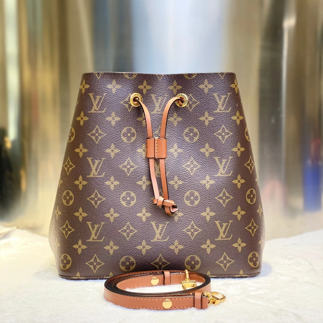99新 LouisVuitton/路易威登 古有98新LV焦糖桶单肩包8666
