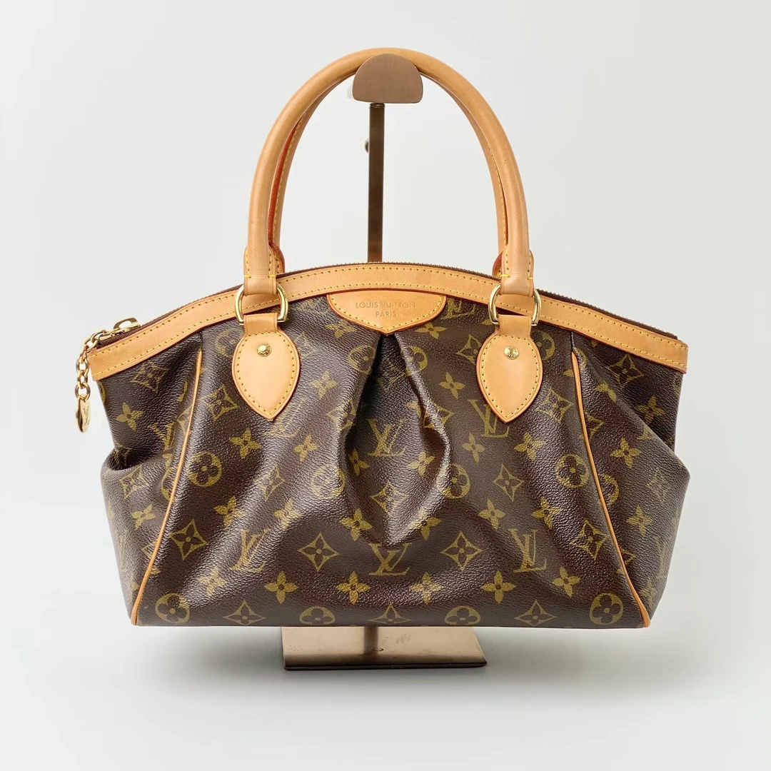 99新 LouisVuitton/路易威登 98新古有LV老花小饺子包手提包7208