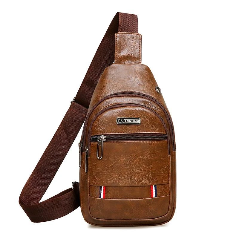 韩版潮流挎包男士胸包休闲时尚单肩包男包背包斜挎包夏天运动风