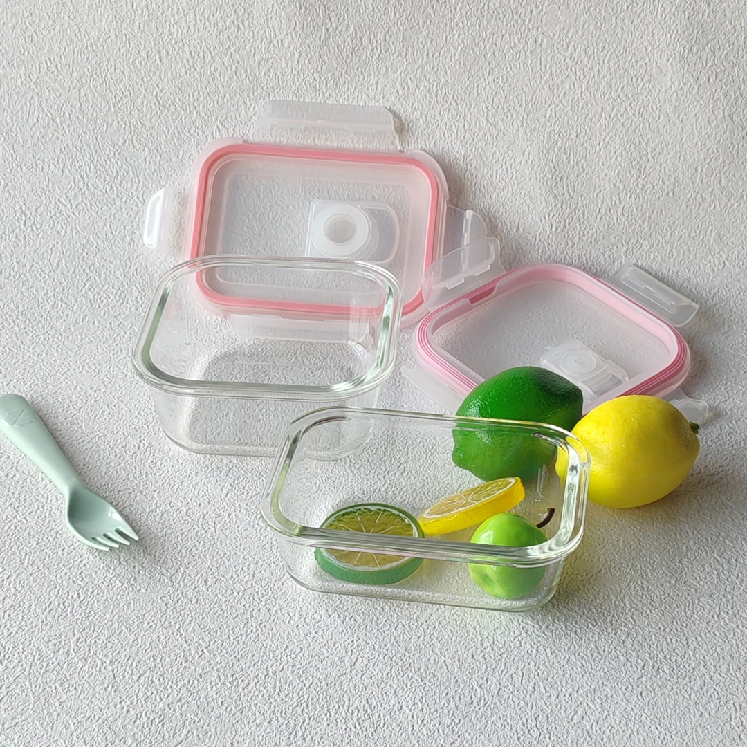 微波炉专用宝宝冷冻玻璃辅食盒可蒸煮辅食碗迷你饭盒密封保鲜碗