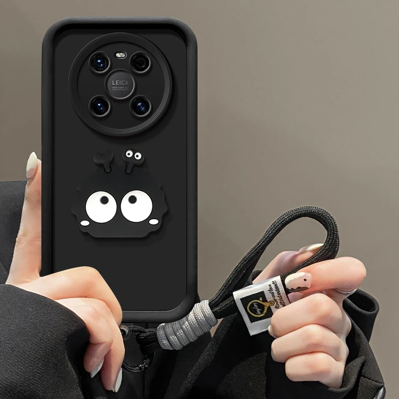 煤球适用华为Mate40手机壳OCE-AN10简约防摔新款卡通全包边商务男