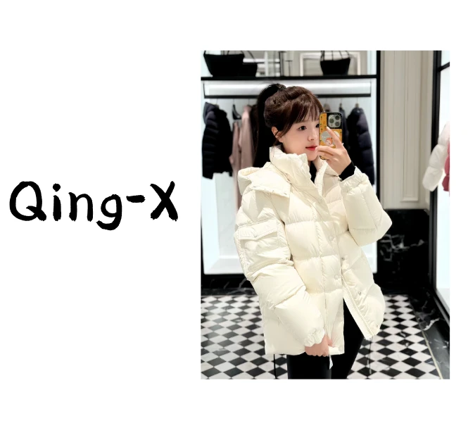 QING M雾面羽绒服