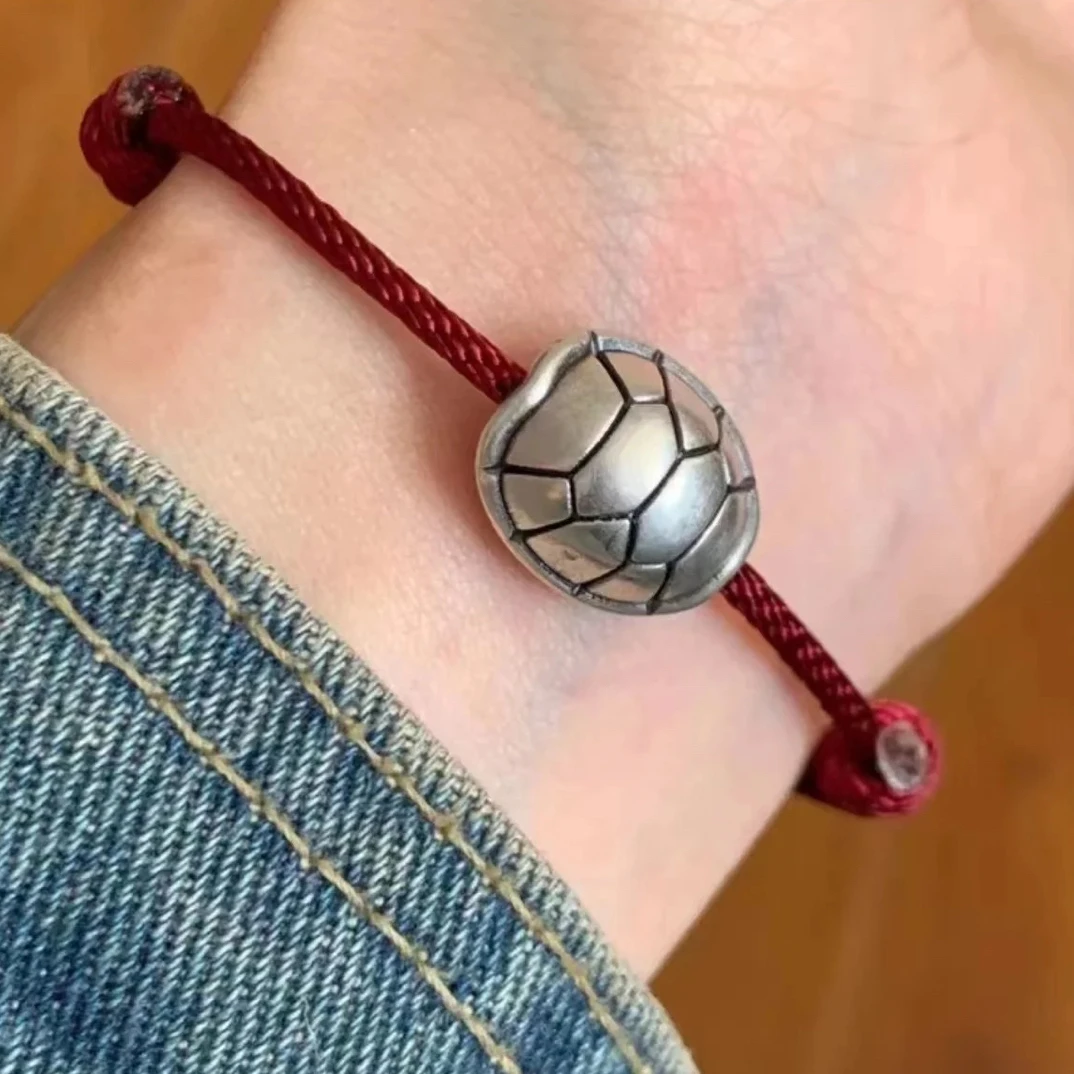 足银手链 手工编织-富甲一方抽拉手链红色手绳不掉色可调节情侣款