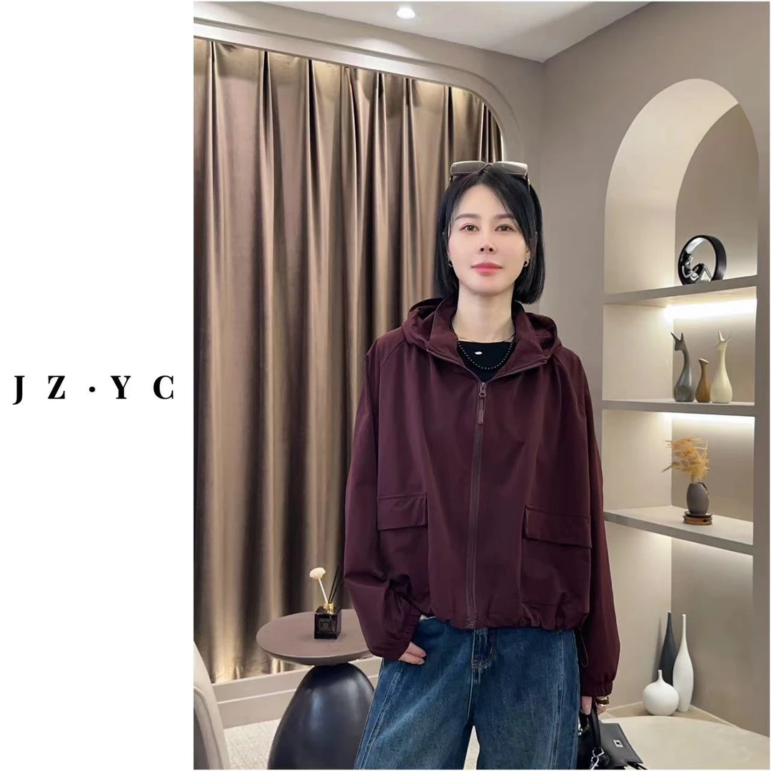 【洁子推荐】2024秋冬241130韩版帽檐设计加厚夹棉拉链外套 JZYC