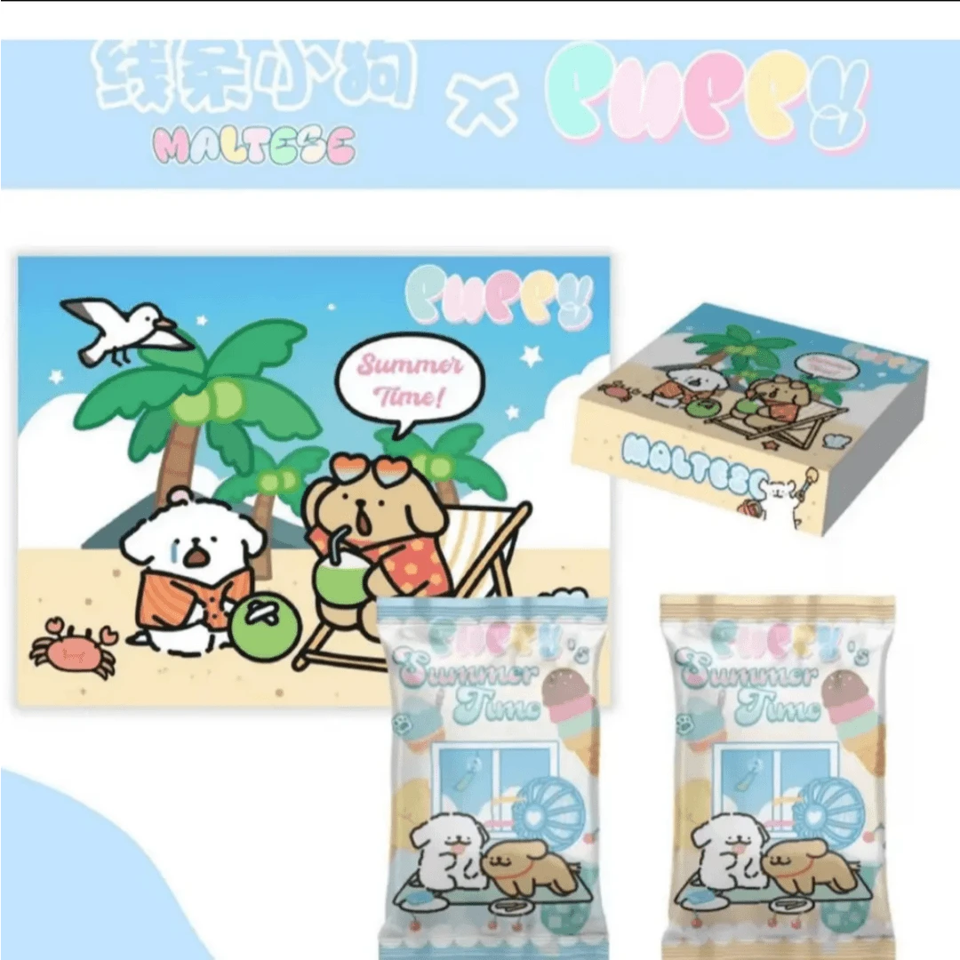 【叠叠】PUPPY 线条小狗 国产二创 收藏卡牌盲盒代拆