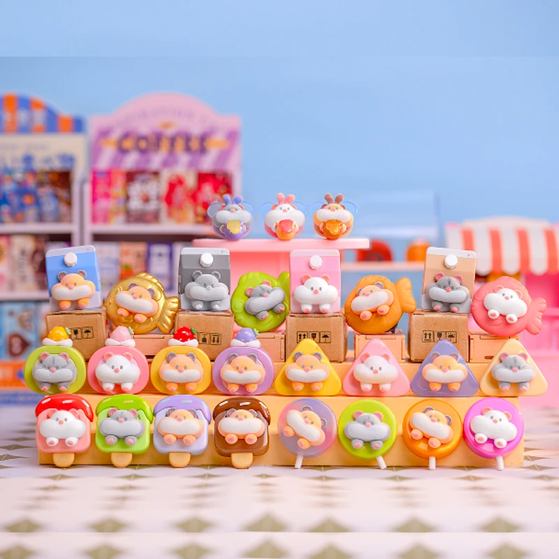 满仓想和你贴贴系列盲袋萌粒盲盒mini公仔小仓鼠手办可爱礼物