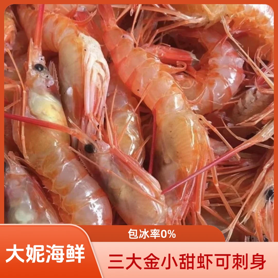 《大妮海鲜》东海野生海捕  红虾小甜虾