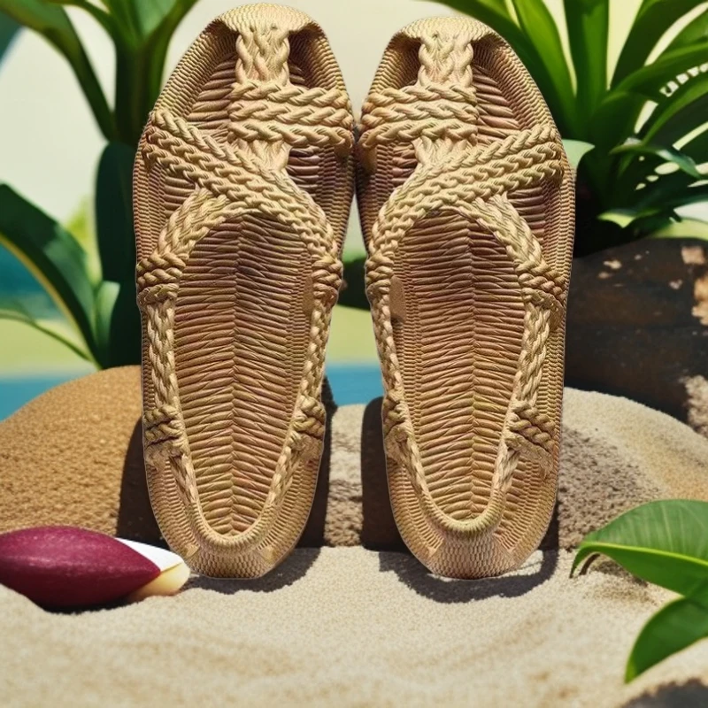 夏季情侣防滑透气软底个性时尚休闲百搭平底外穿沙滩开车洞洞凉鞋