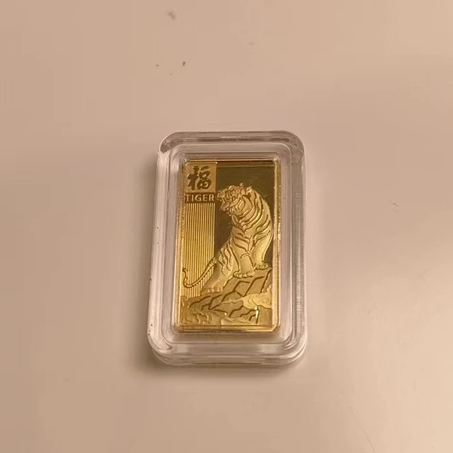 CBAI/菜百SY黄金生肖投资金条足金999.9虎年投资金条
