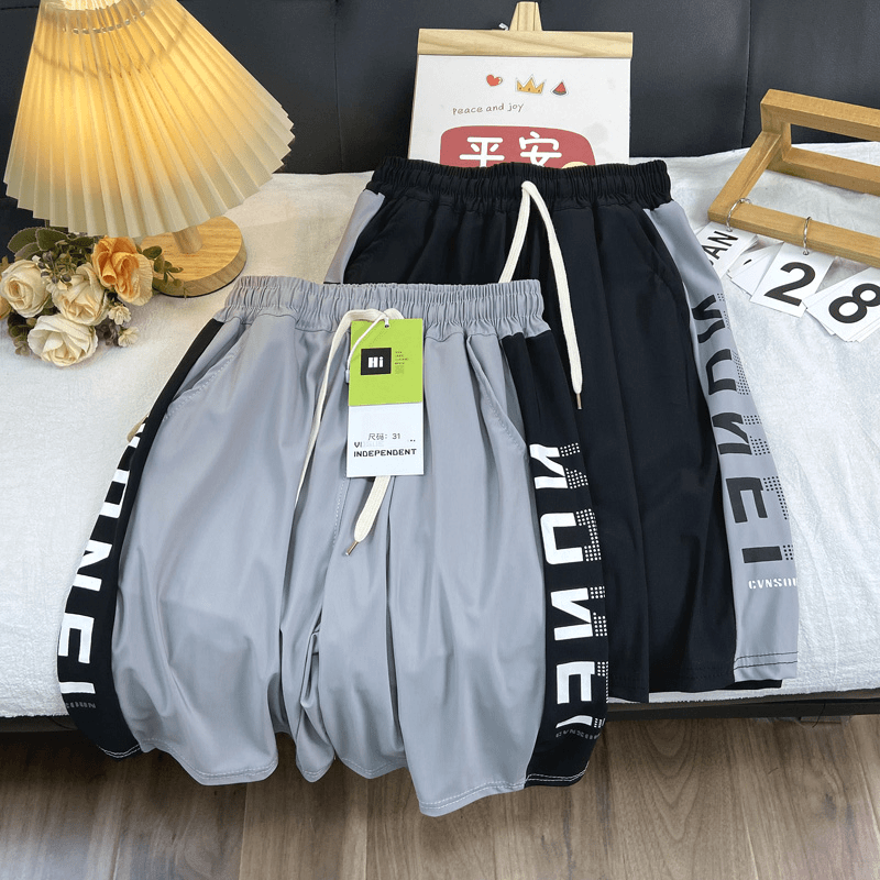 佑妈家童装儿童夏季宽松版五分裤 中大童速干运动短裤薄款