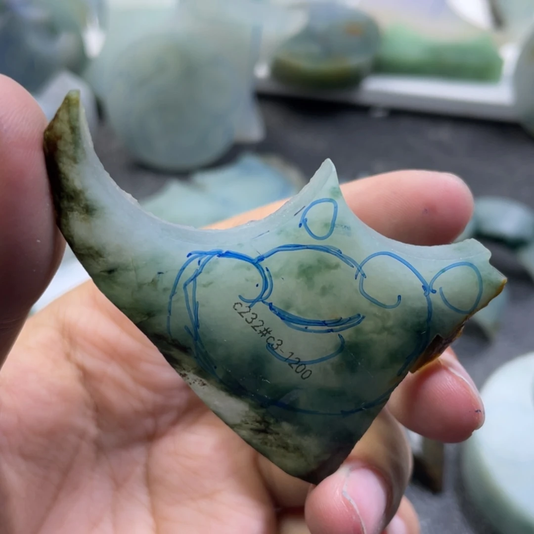 【闪购商品】定制翡翠未镶嵌源**茶
