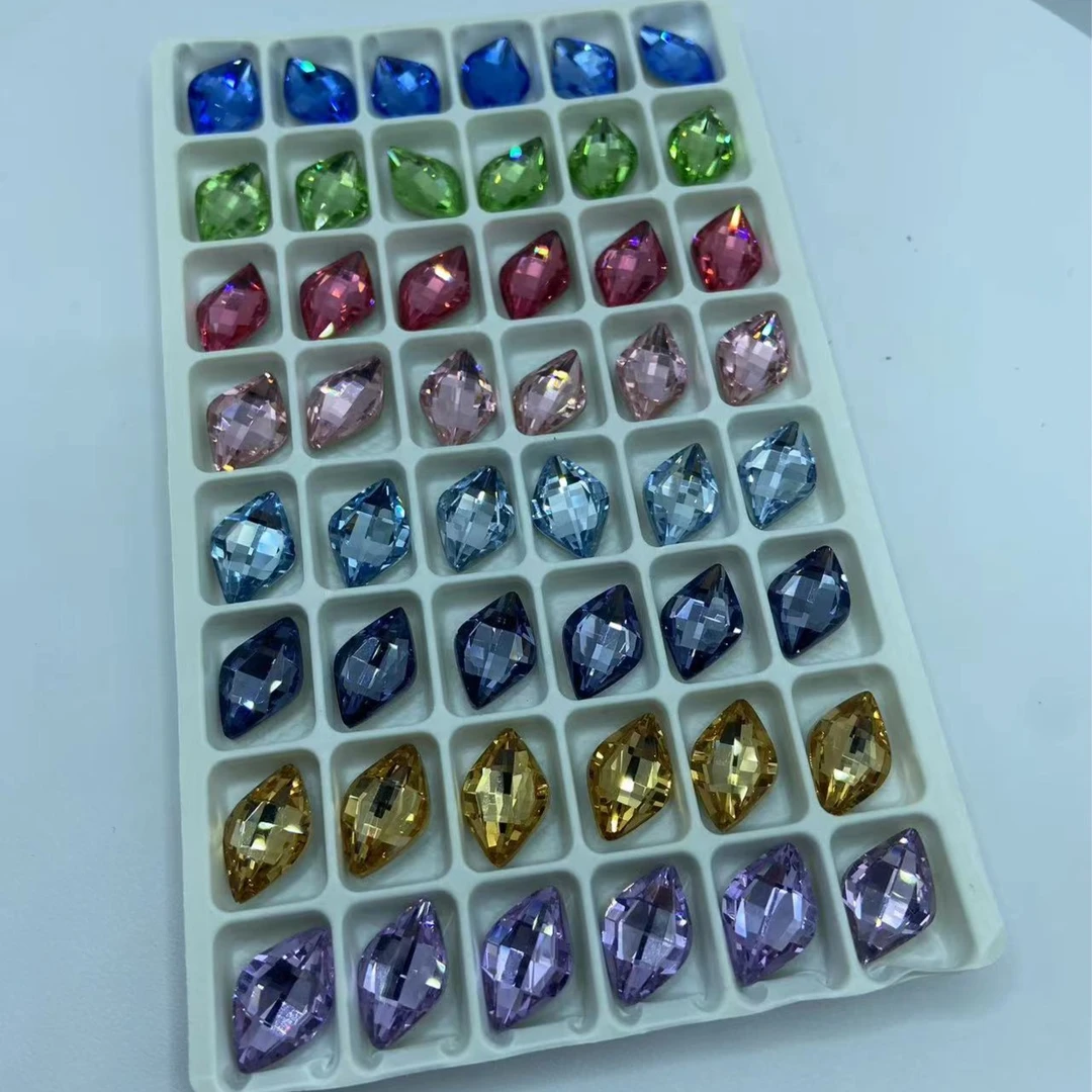 柠檬形9*14华子切K9高品质超闪（全场满10米包邮）