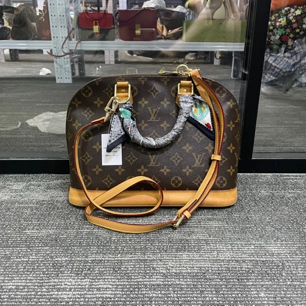 95新 LouisVuitton/路易威登 经典老花贝壳包75705